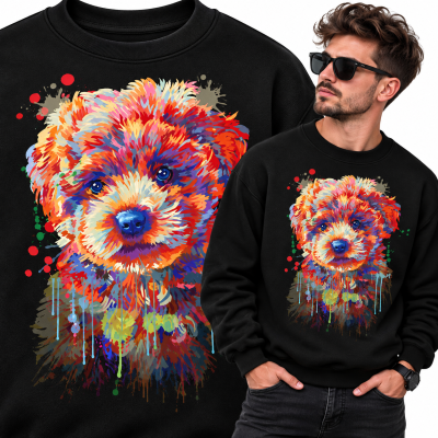 BLUZA ZWIERZĘTA   PUDELEK 1